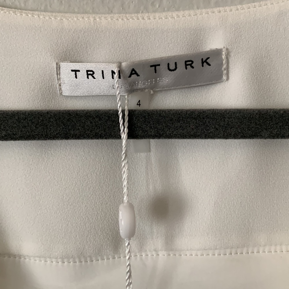 NWT Trina Turk White Dress - Picture 5 of 6